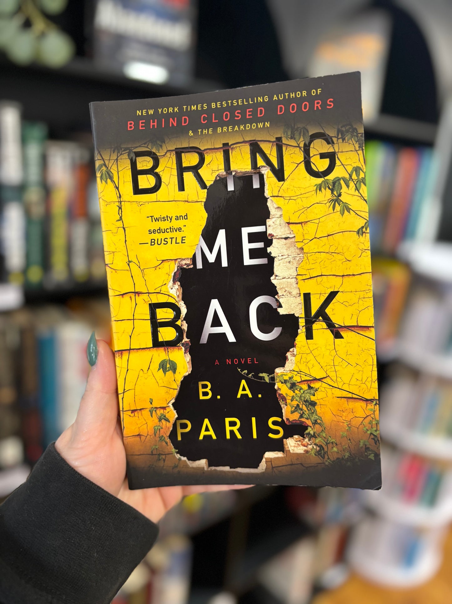 Bring Me Back by B.A. Paris