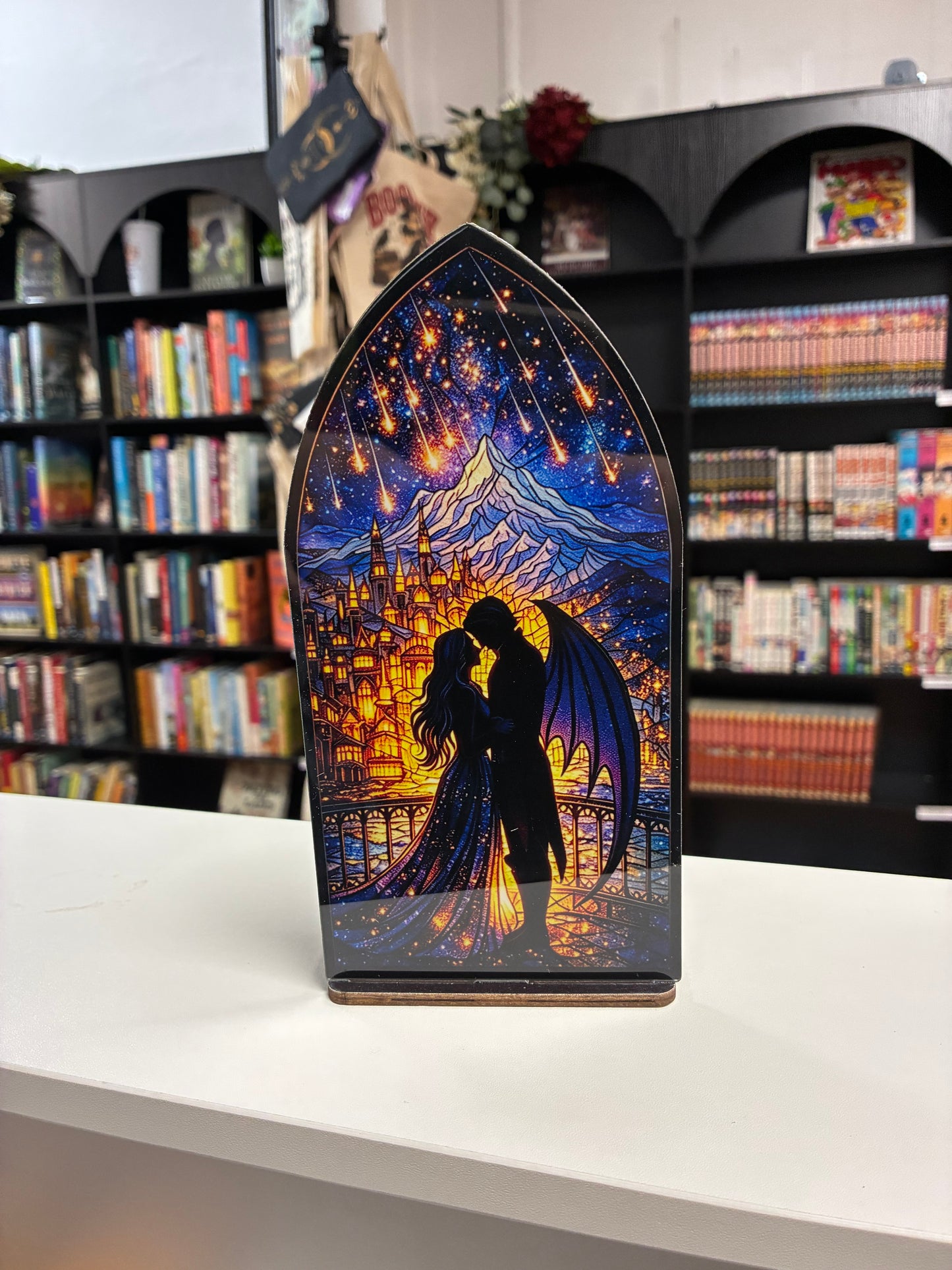 Bookshelf Candle Holder