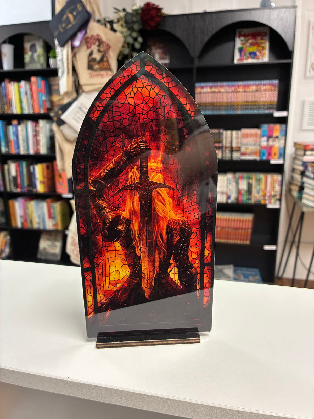 Bookshelf Candle Holder