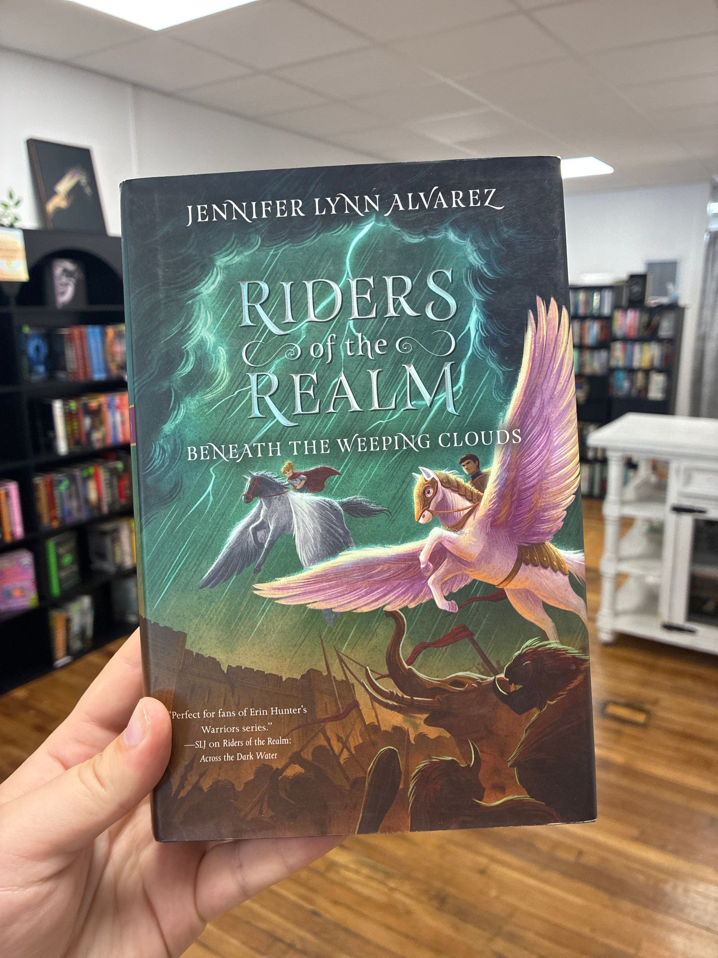 Riders of the Realm: Beneath The Weeping Clouds by Jennifer Lynn Alvarez (Book 3)