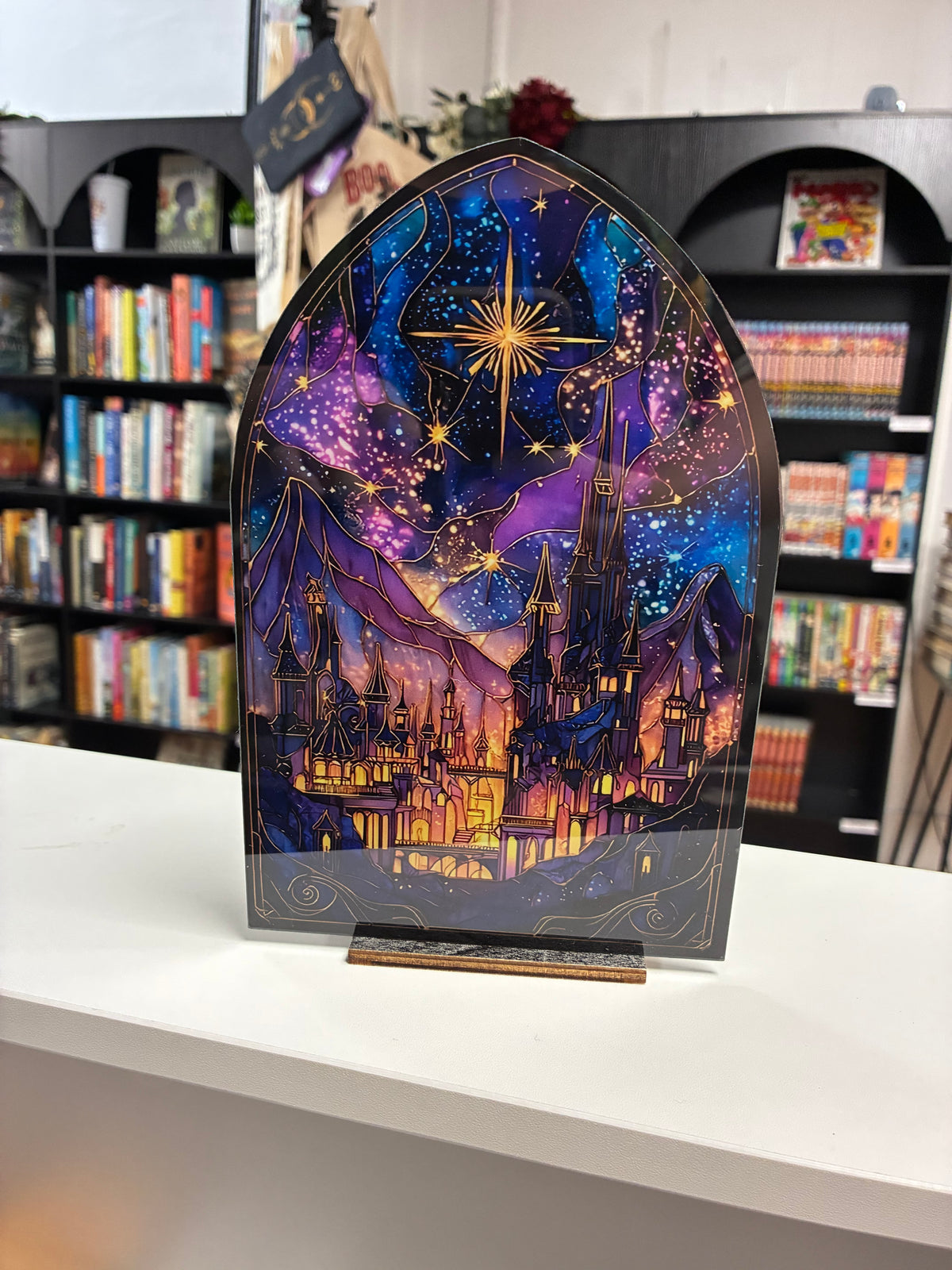 Bookshelf Candle Holder