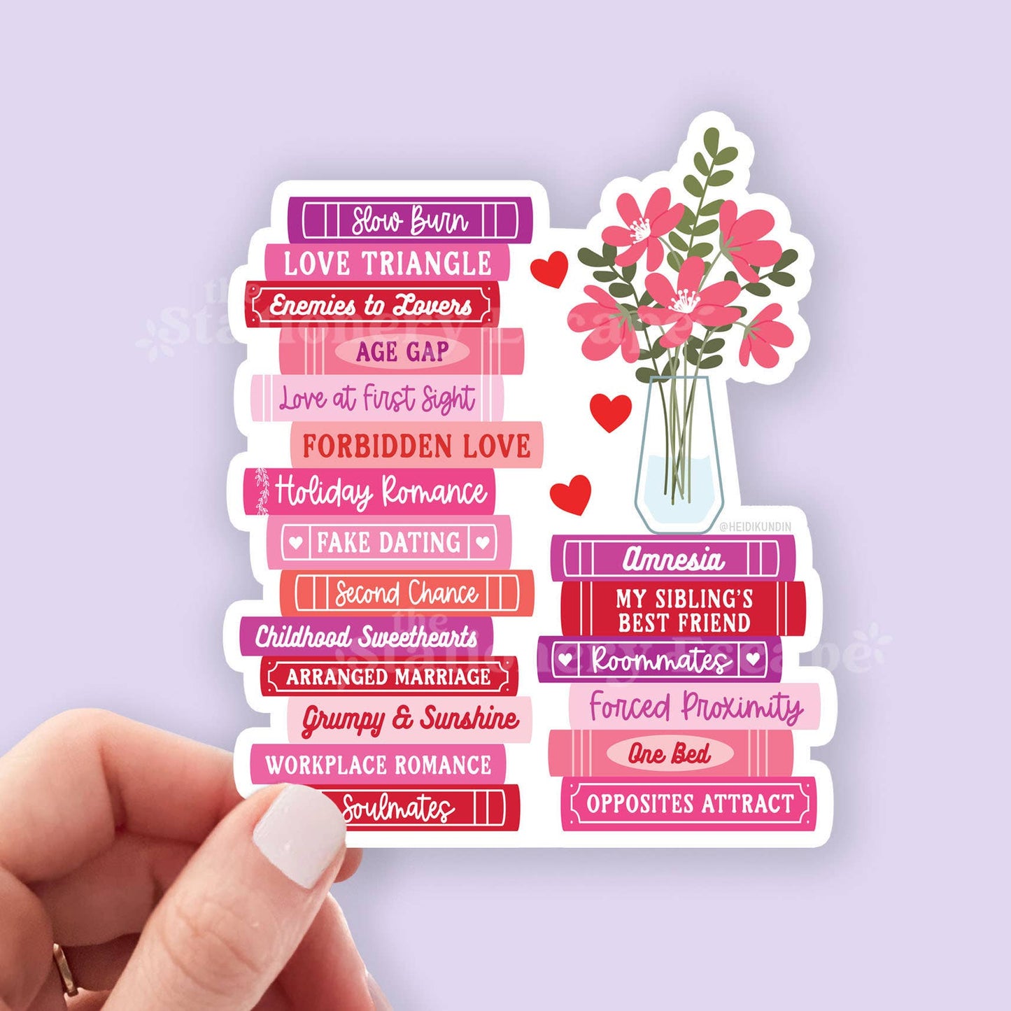 Book Stack Stickers