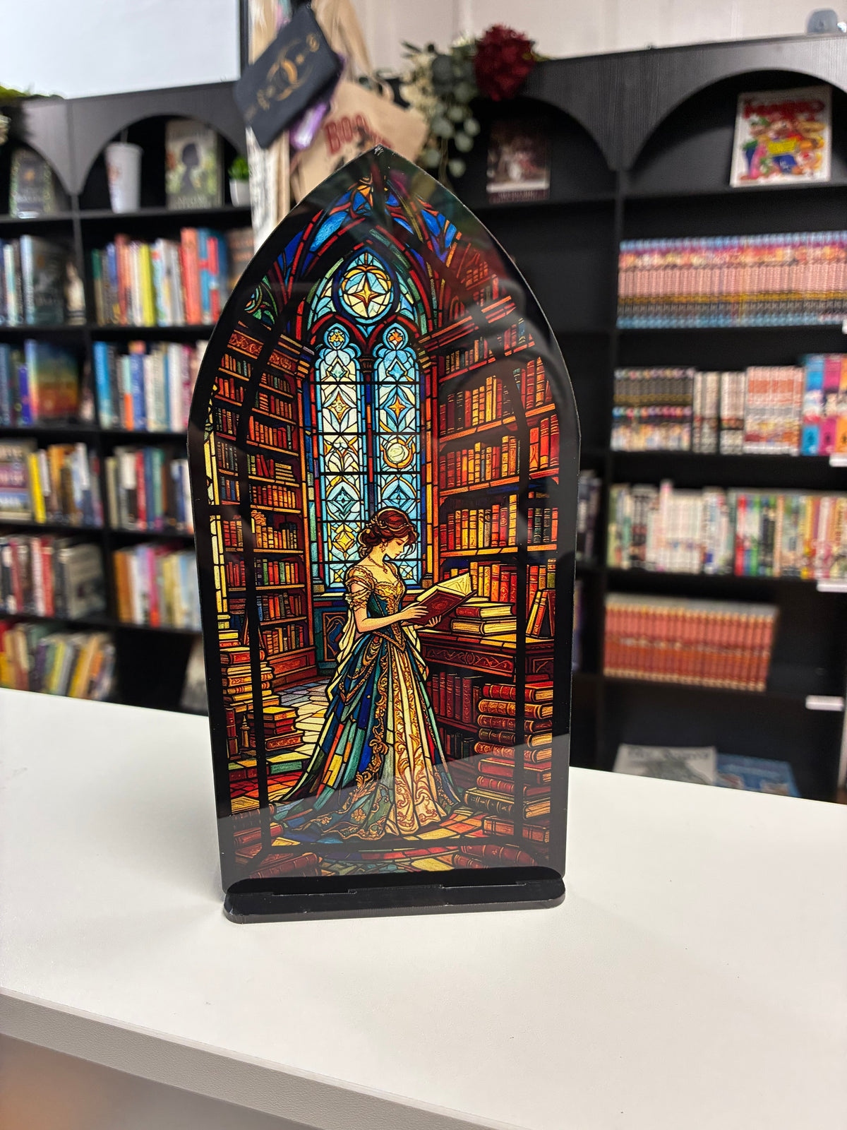 Bookshelf Candle Holder