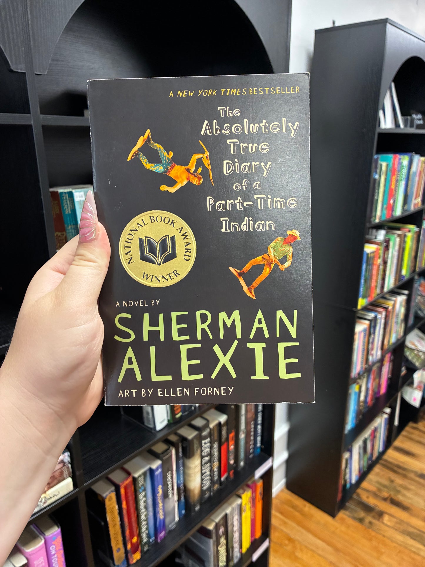 The Absolutely True Diary of a Part- time Indian by Sherman Alexie