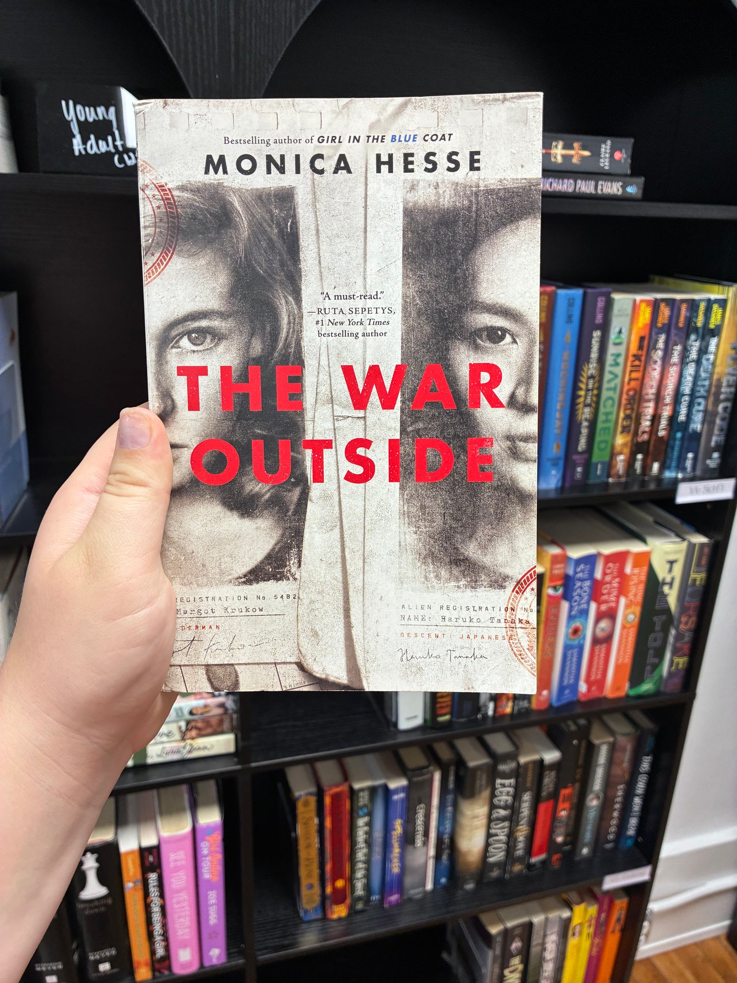 The War Outside by Monica Hesse