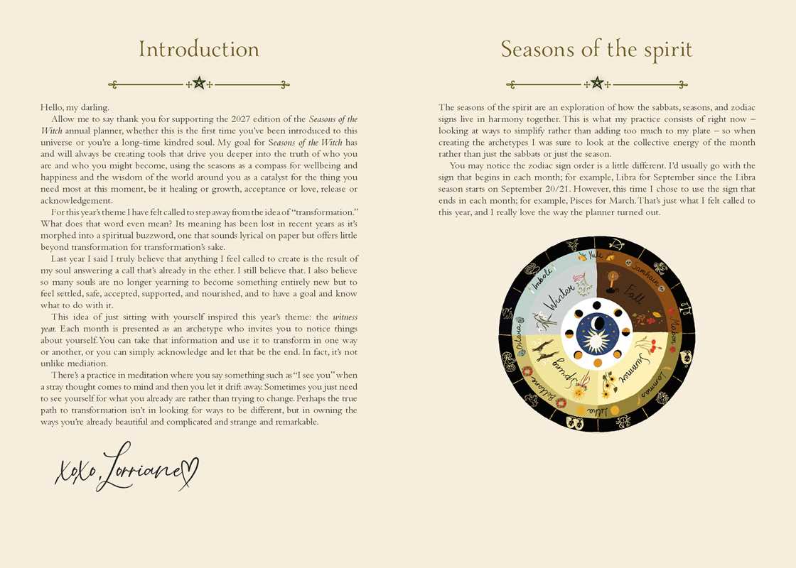 2027 Seasons of the Witch Planner Calendar by Lorriane  Anderson